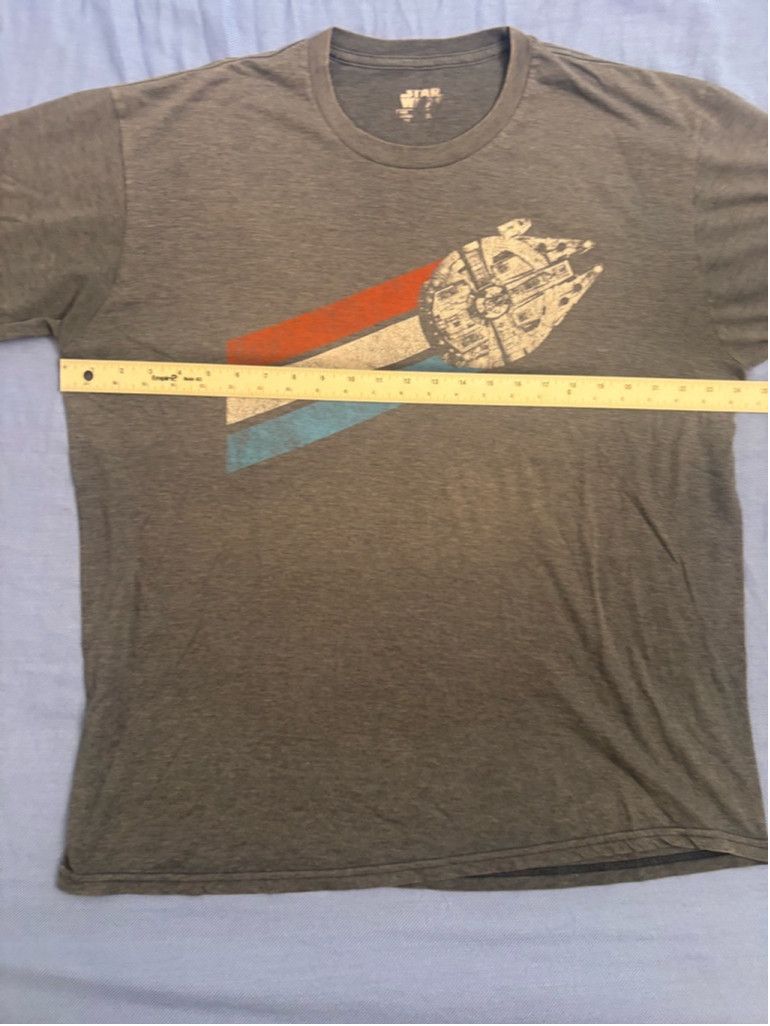 Star Wars Men's Star Wars T-shirt 2XL Gray Size US XL / EU 56 / 4 - 3 Thumbnail