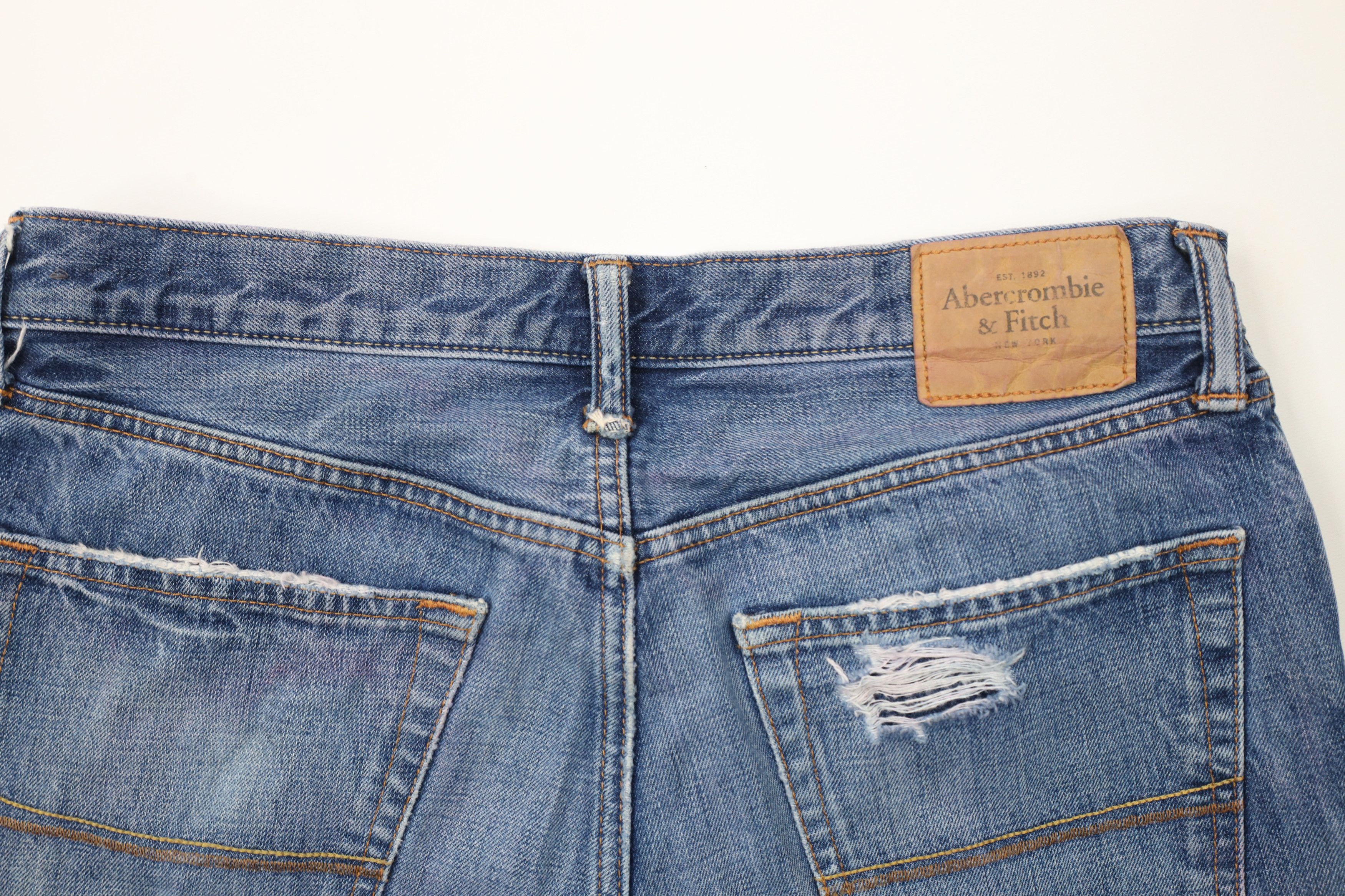 Abercrombie & Fitch × Vintage Vintage Abercrombie & Fitch Slim Straight Button Fly Jeans Size US 33 - 17 Thumbnail