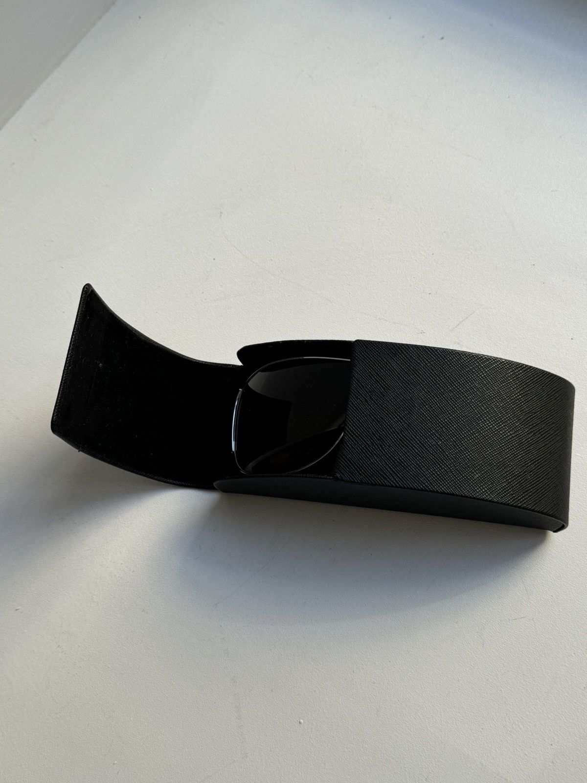 Prada Prada Sunglasses 2010 Triangle Shield Silver Brown Size ONE SIZE - 10 Thumbnail