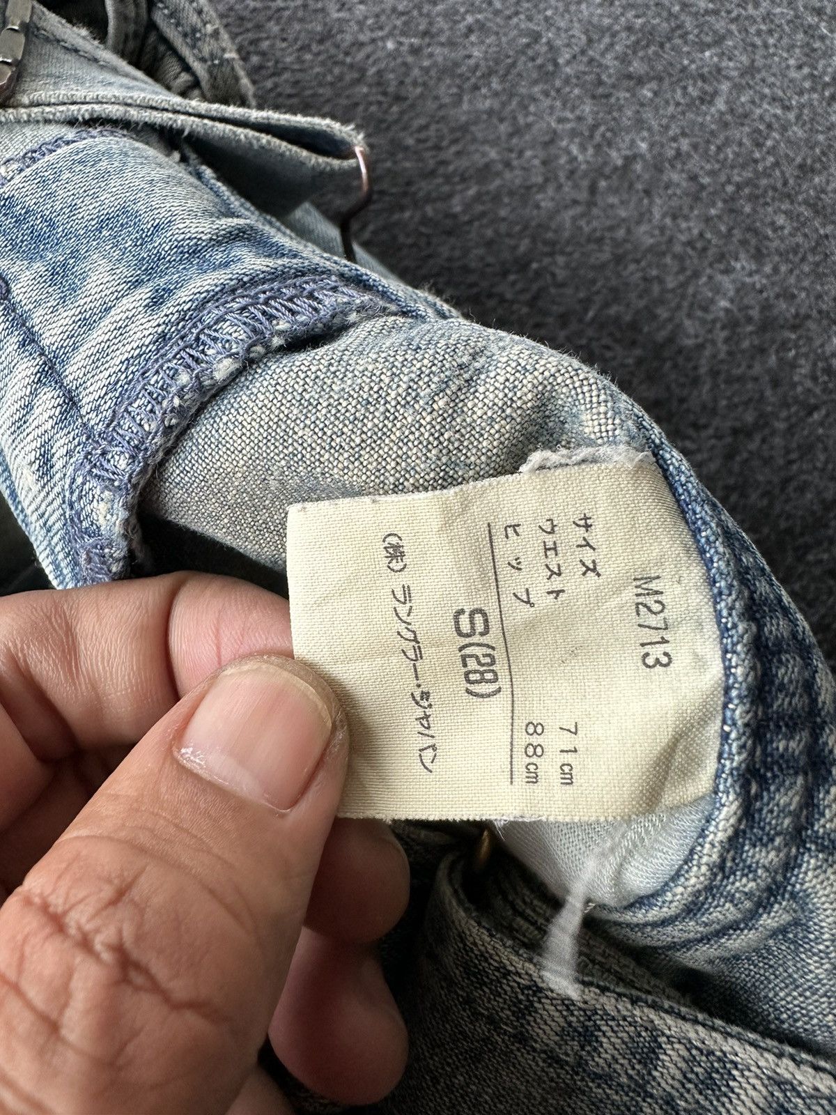 Carhartt Vintage Wrangler Blue Bell Overall Denim W30-32 D256 Size US 30 / EU 46 - 12 Thumbnail