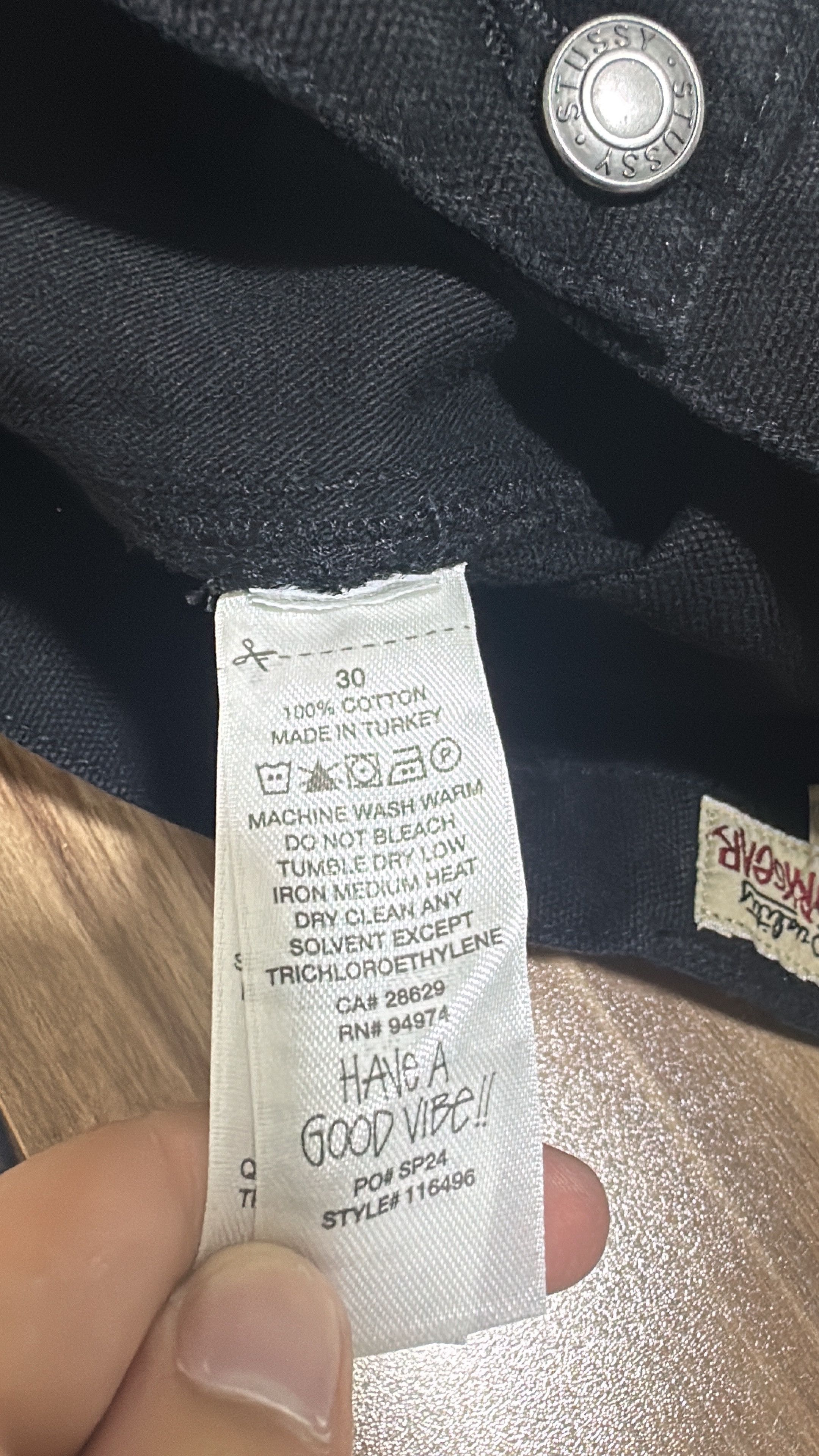 Stussy Stussy Double Knee Work Pant Black Size 30 Size US 30 / EU 46 - 8 Thumbnail