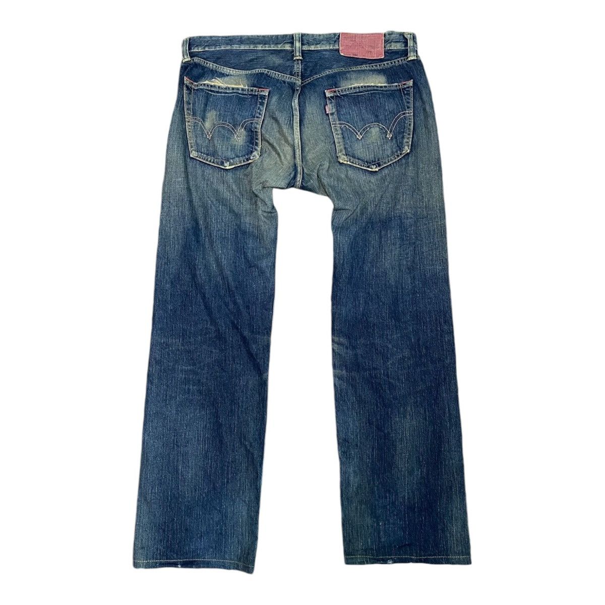 Edwin × Japanese Brand × Vintage Edwin Lot 504 Regular Straight Cut Pants Indigo Jeans Size US 36 / EU 52 - 2 Thumbnail