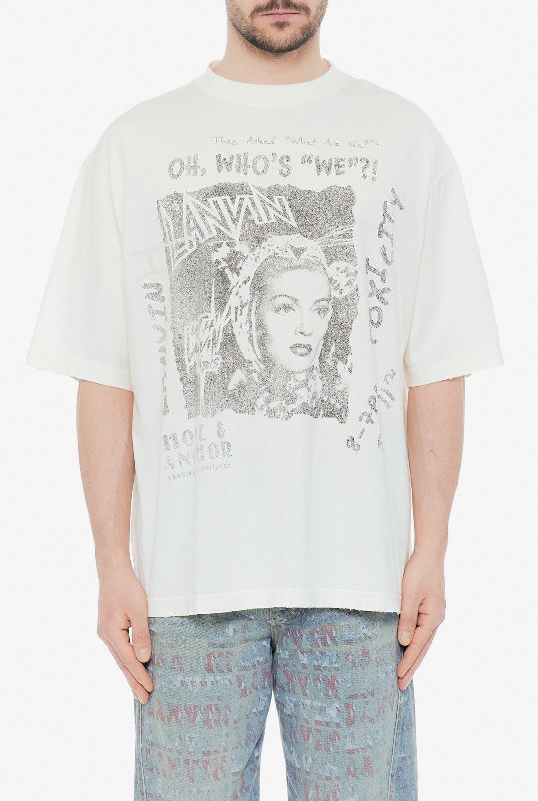 Lanvin LANVIN X FUTURE UNISEX LOOSE-FIT PRINTED T-SHIRT Size US XS / EU 42 / 0 - 7 Thumbnail