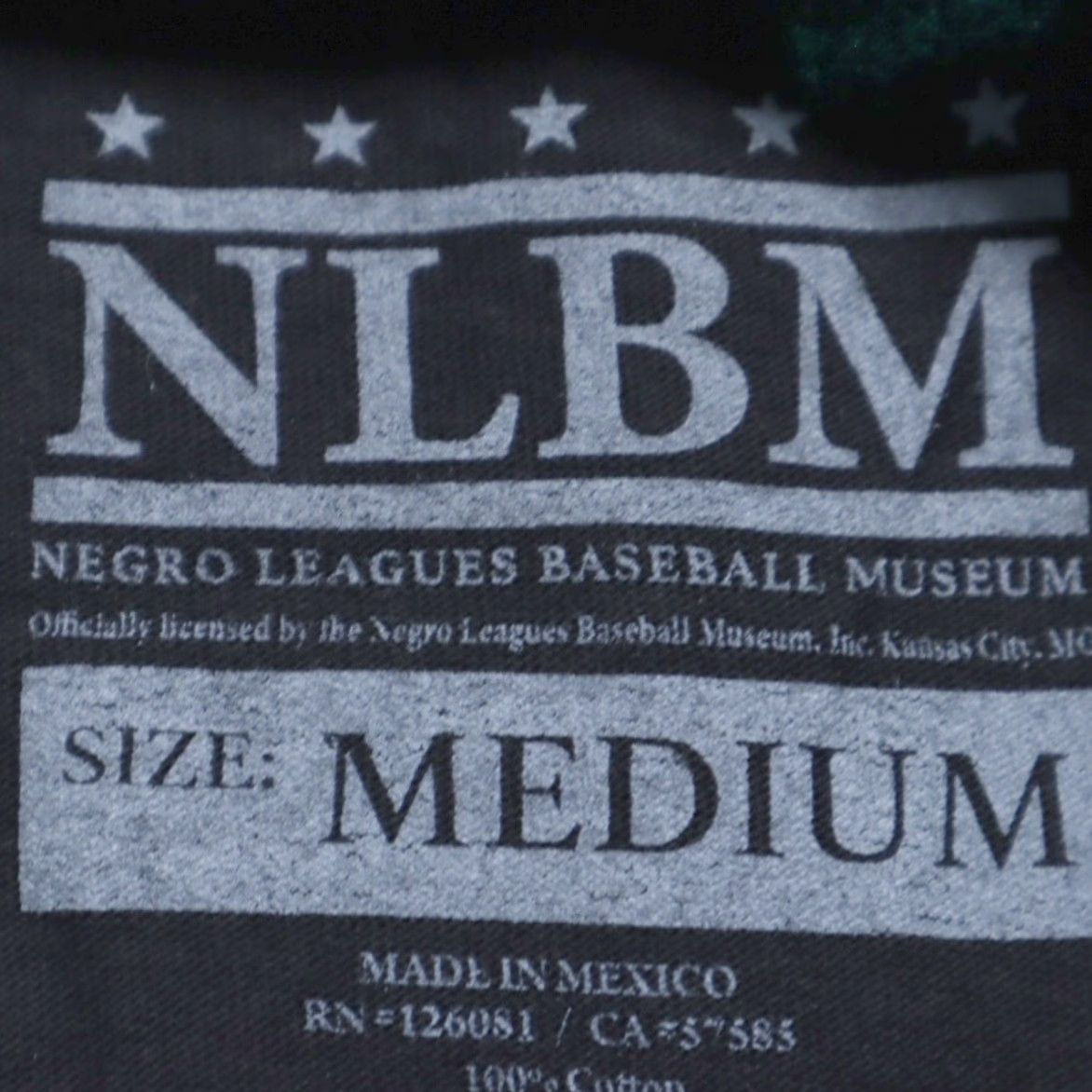Vintage NLBM Negro League Brooklyn Solid T-Shirt Black Men's M Size US M / EU 48-50 / 2 - 5 Thumbnail
