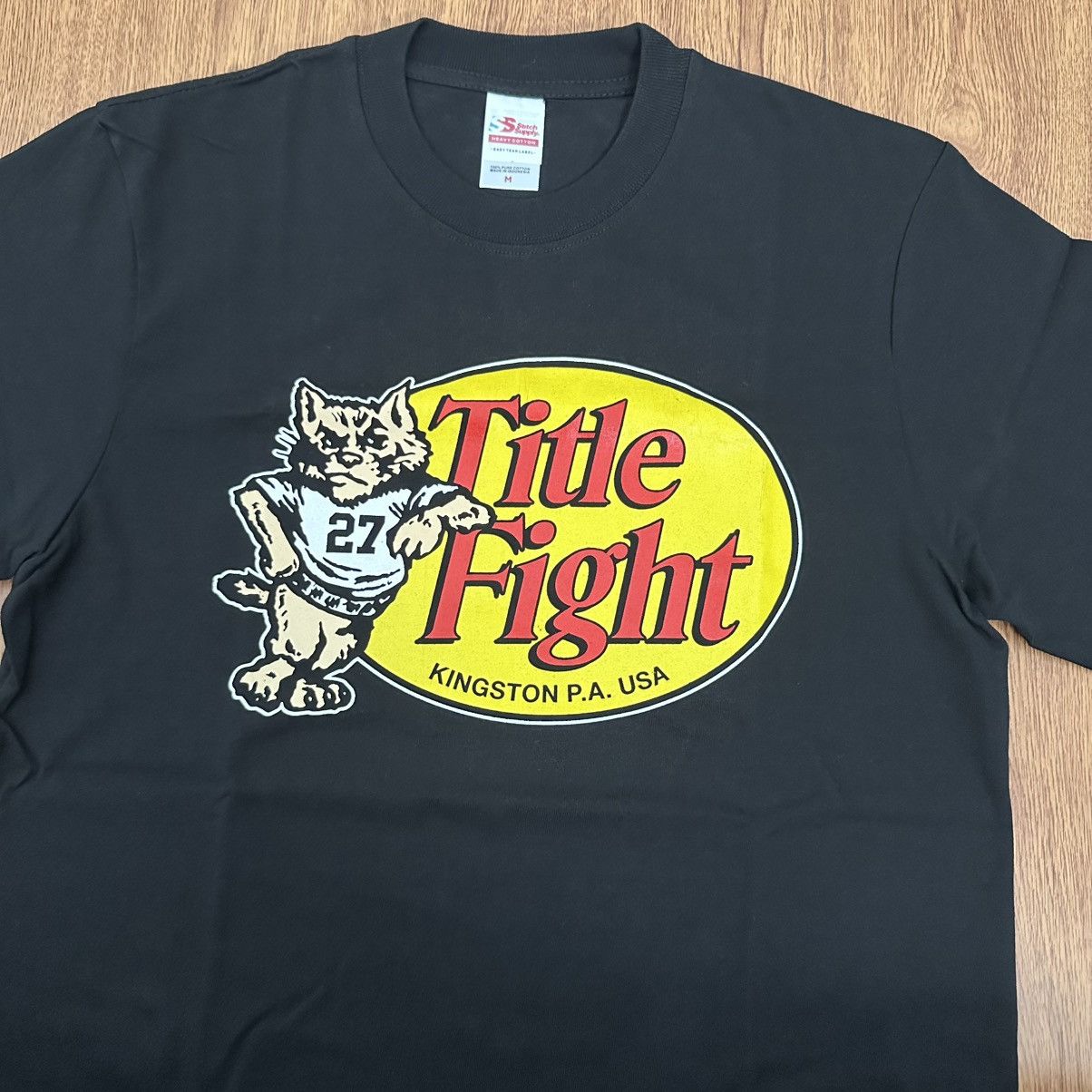 Vintage Title fight tee Size US M / EU 48-50 / 2 - 2 Thumbnail