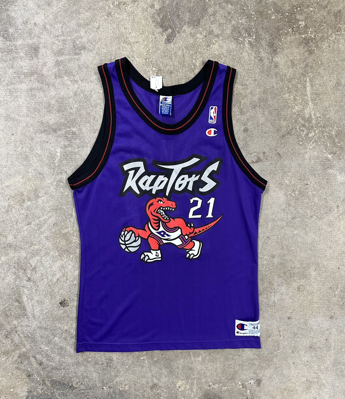 Champion Vintage 90s Champion Camby Toronto Raptors NBA Jersey NWT Size US L / EU 52-54 / 3 - 1 Thumbnail