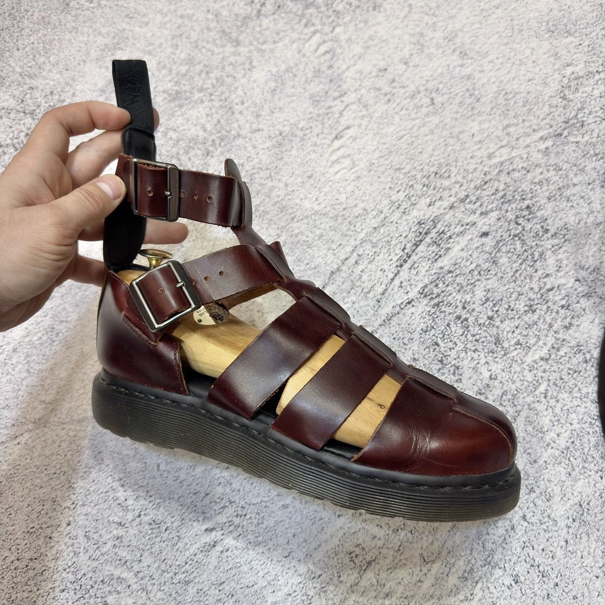 Dr. Martens Dr. Martens Geraldo Gladiator Leather Sandals US9 UK8 EU42 Size US 9 / EU 42 - 4 Thumbnail