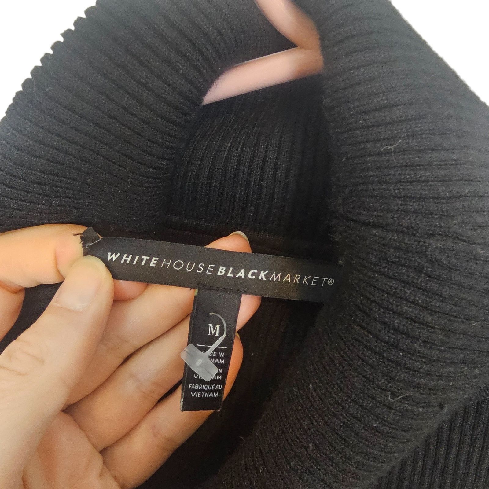 White House Black Market White House Black Market Turtleneck Sweater Size M Striped Size M / US 6-8 / IT 42-44 - 6 Thumbnail