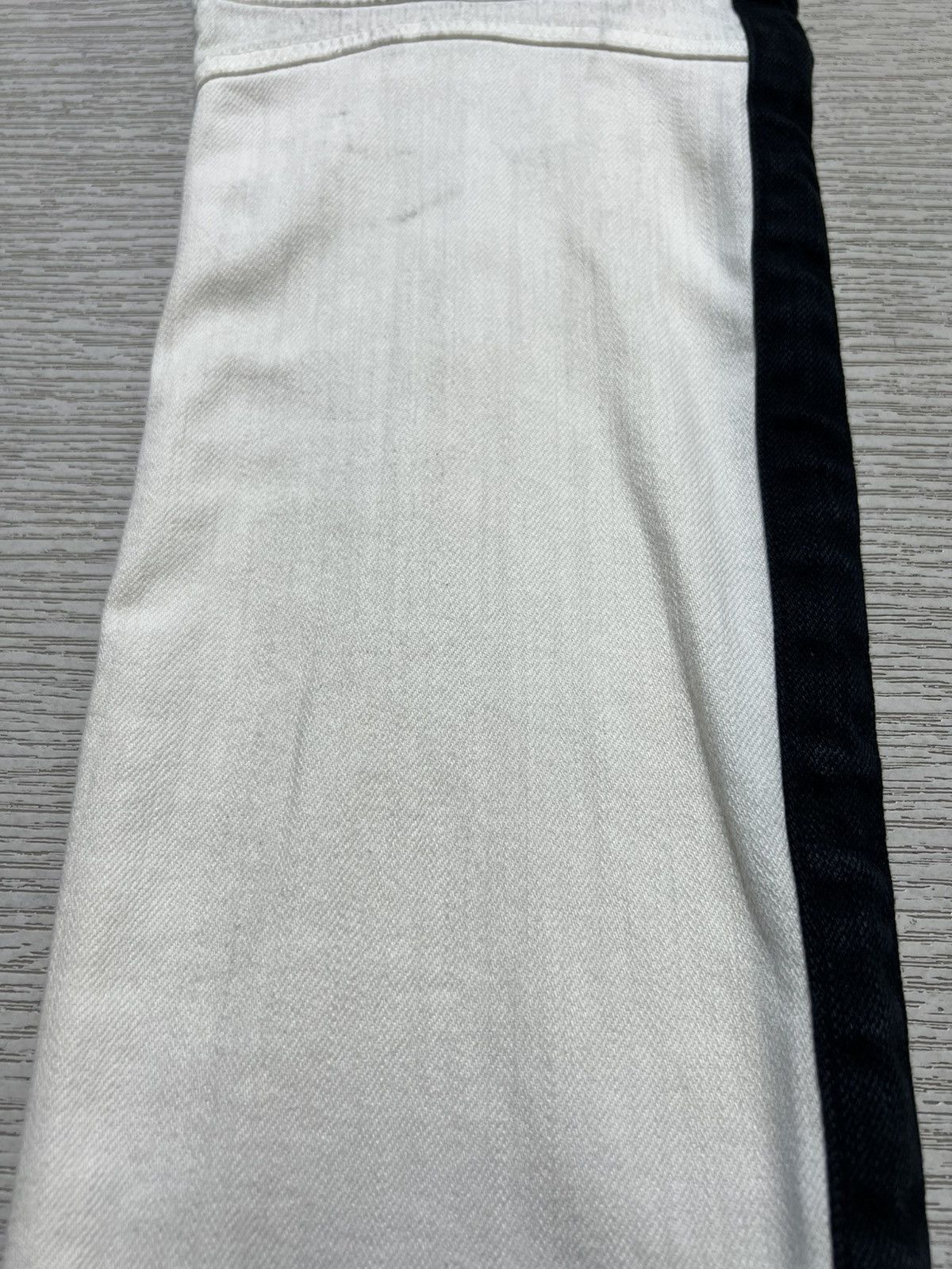 Balmain Balmain - S/S 15’ - White/Black Biker Jeans Size US 29 - 22 Thumbnail