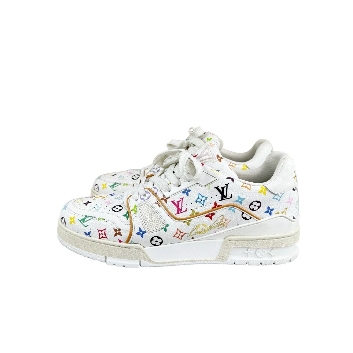 Louis Vuitton Louis Vuitton Murakami Multicolor Trainer Size 7 Size US 7 / EU 40 - 1 Thumbnail