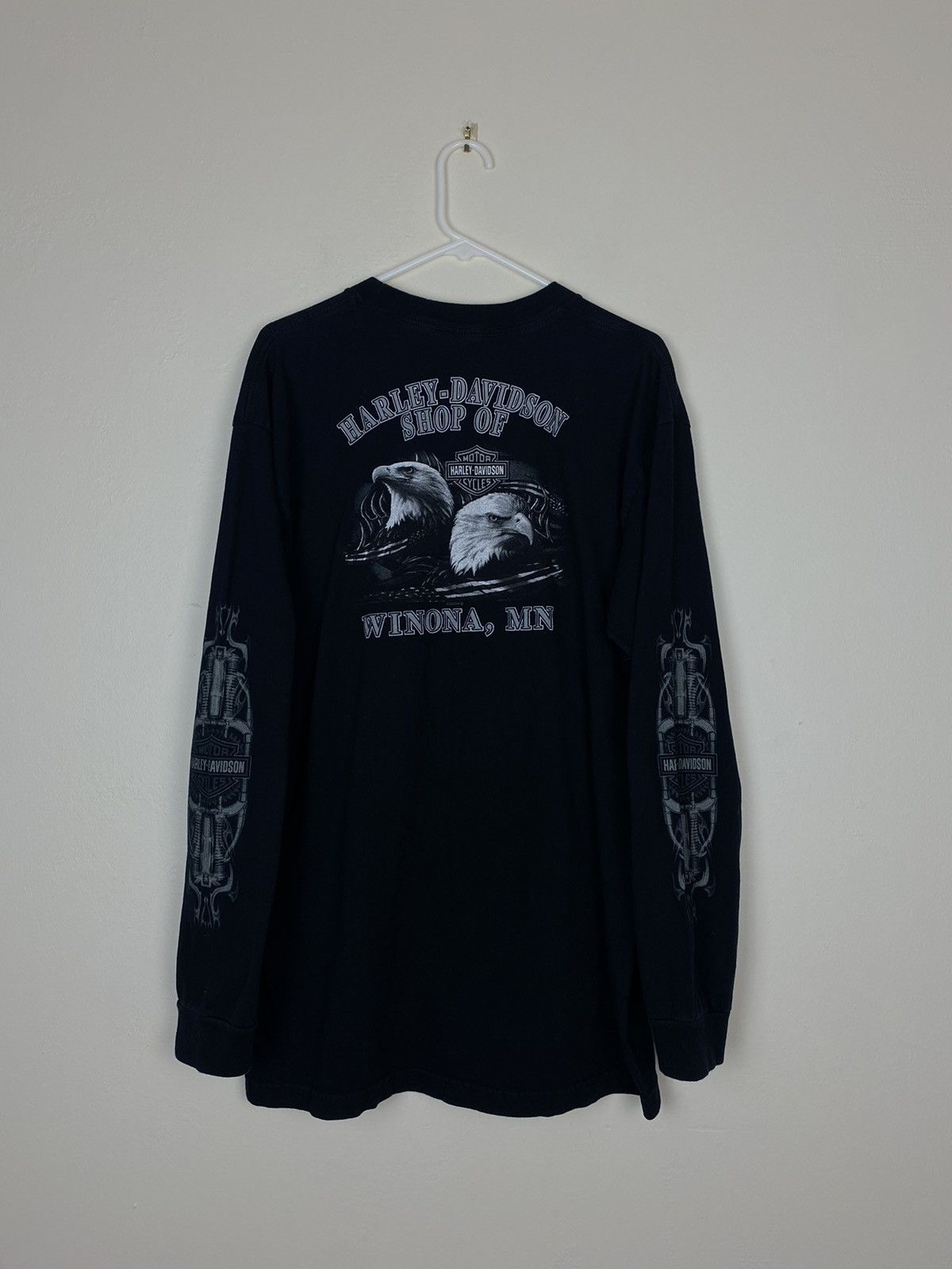 Harley Davidson Vintage Harley Davidson Long sleeve Graphic y2k insane Size US XL / EU 56 / 4 - 7 Thumbnail