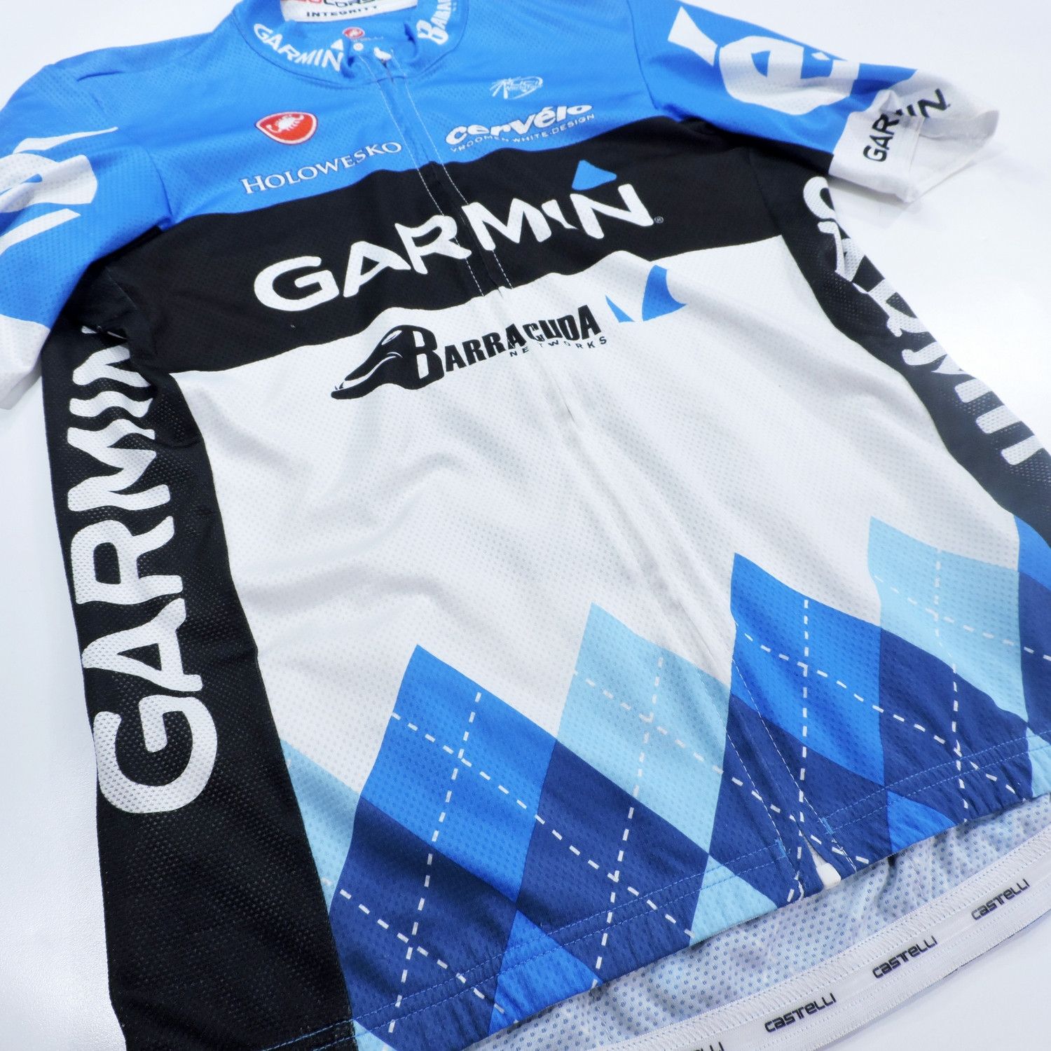 Other 2012 CASTELLI CERVÉLO GARMIN BARRACUDA PRO CYCLING JERSEY Size US XL / EU 56 / 4 - 4 Thumbnail