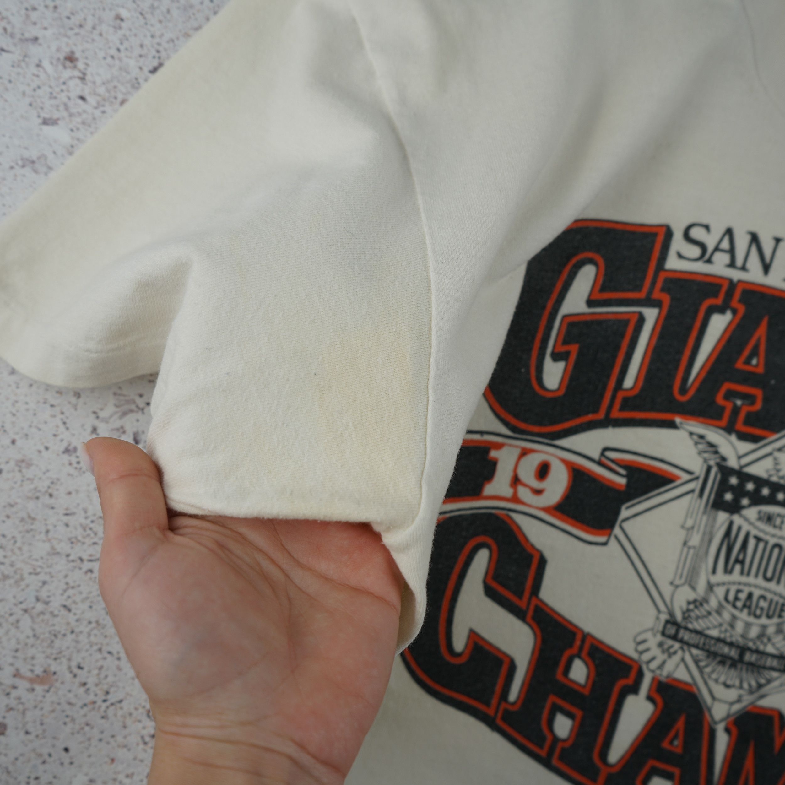 MLB × Vintage Vintage San Francisco Giants Champs 1989 T Shirt Size US M / EU 48-50 / 2 - 5 Thumbnail
