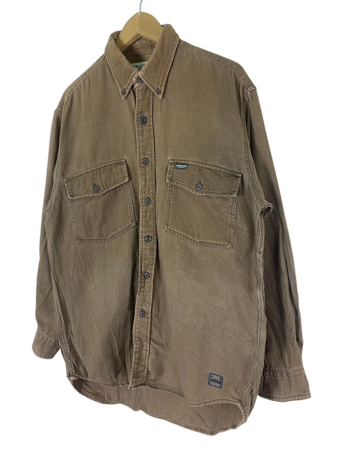 Japanese Brand × Vintage Vintage Japanese Brand Natural Project Duck Canvas LS Shirt Size US M / EU 48-50 / 2 - 3 Thumbnail