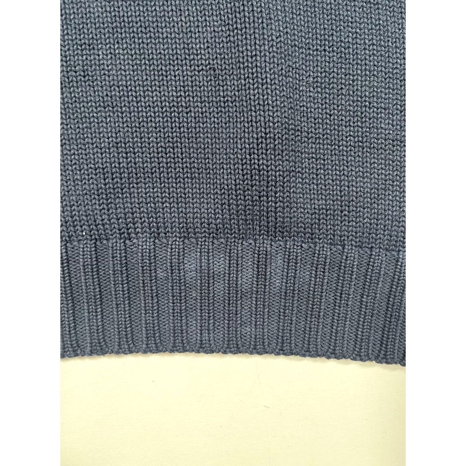 Polo Ralph Lauren VINTAGE Polo Ralph Lauren Sweater Vest Mens XL Navy Blue V-Neck Cotton Knit Pony Logo Size US XL / EU 56 / 4 - 5 Thumbnail