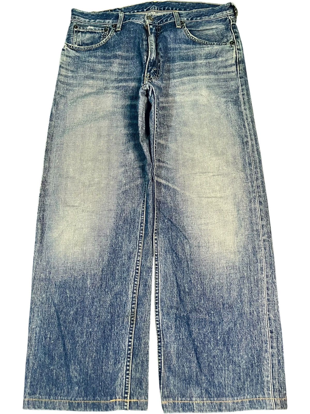 Vintage 90s Levis 503 Mud Wash Distress Baggy Jeans
