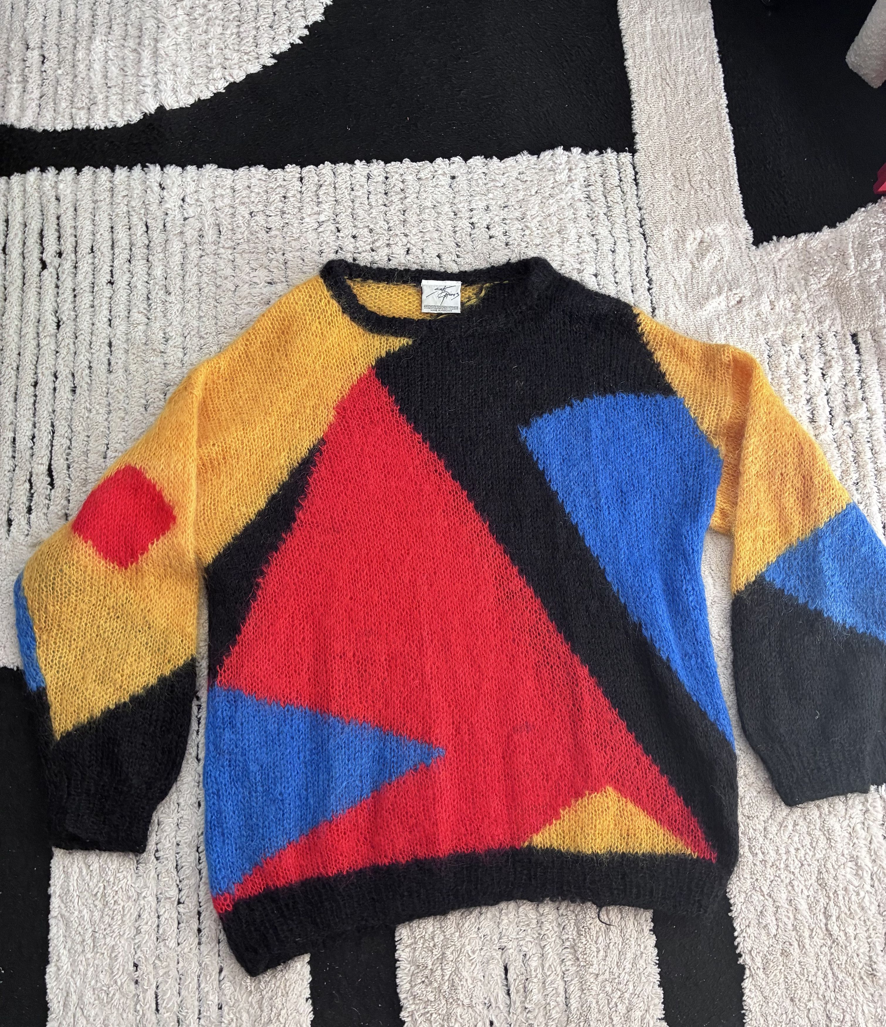 Other Vintage Sue Glynns Mohair Blend Sweater UK Size US L / EU 52-54 / 3 - 2 Thumbnail