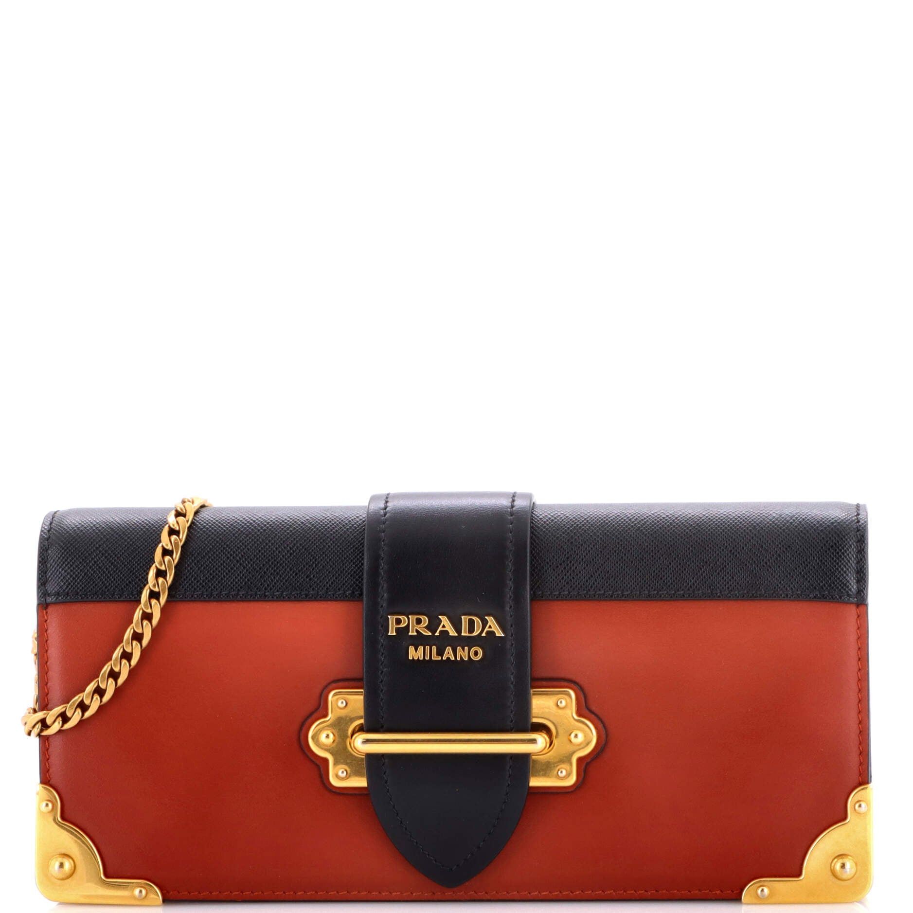 Prada Cahier Chain Clutch Size ONE SIZE - 1 Thumbnail