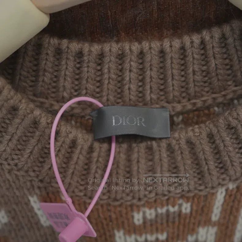 Dior Dior Old Flower Logo Pattern Loose Knitted Vest Size US S / EU 44-46 / 1 - 4 Thumbnail