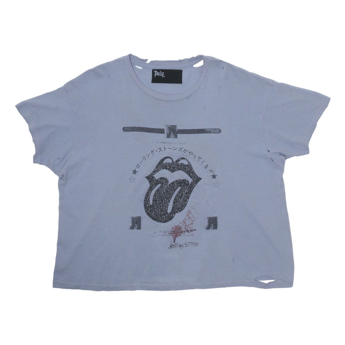 Paly Hollywood PALY ROLLING STONES RHINESTONE JAPAN T-SHIRT Size US XXL / EU 58 / 5 - 1 Thumbnail