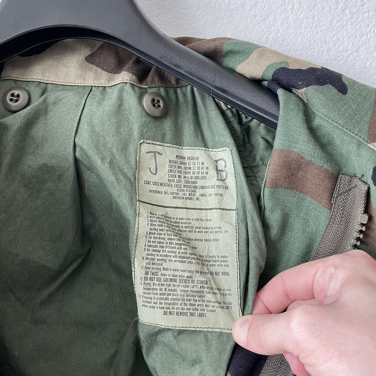 Vintage Vintage US Military Woodland Camouflage M65 Field Jacket Size US M / EU 48-50 / 2 - 5 Thumbnail