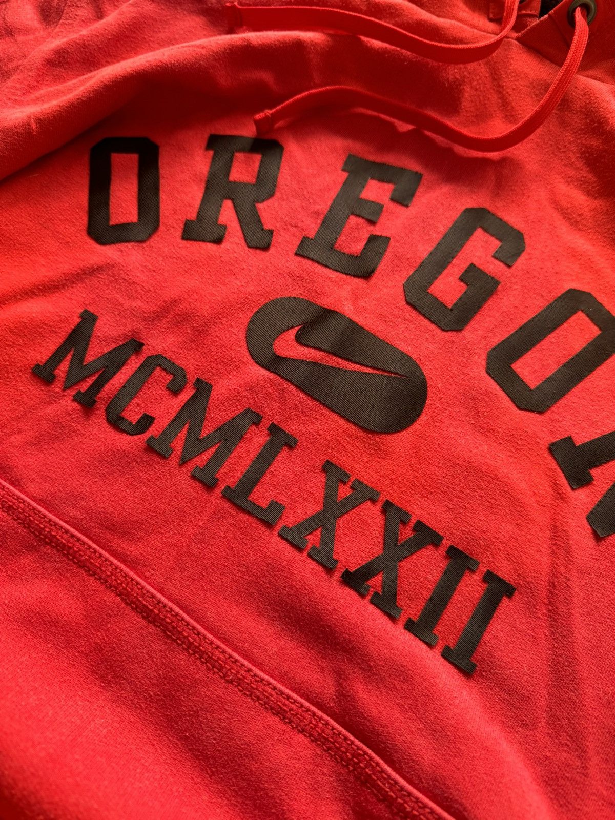 Nike × Vintage NIKE VINTAGE CENTER LOGO OVERSIZE BOXY HOODIE Size US XL / EU 56 / 4 - 5 Thumbnail