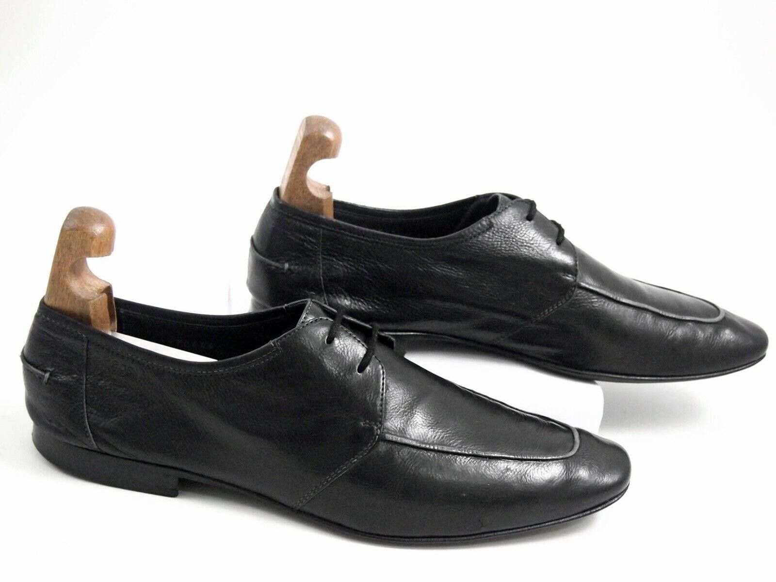 Hugo Boss Hugo Boss Derby Oxfords Black Leather Mens EU 43.5 US 10.5 Size US 10.5 / EU 43-44 - 2 Thumbnail