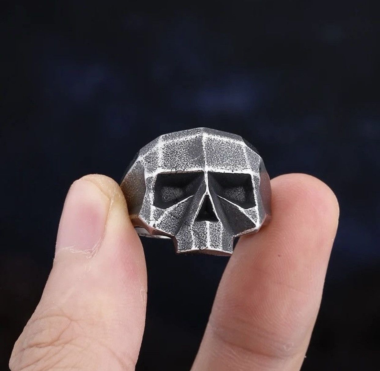 Jewelry Hala Skull Ring (Size 7 to 13) Size ONE SIZE - 3 Thumbnail