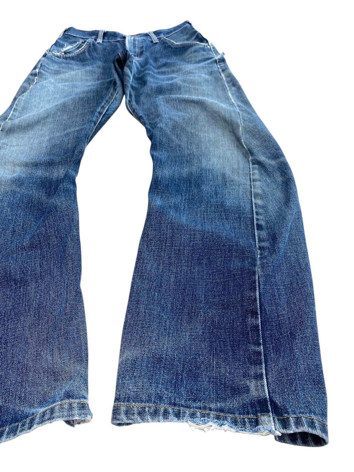 Edwin Edwin Vintage Faded Wash Style Twist Leg Jeans Size US 28 / EU 44 - 8 Thumbnail