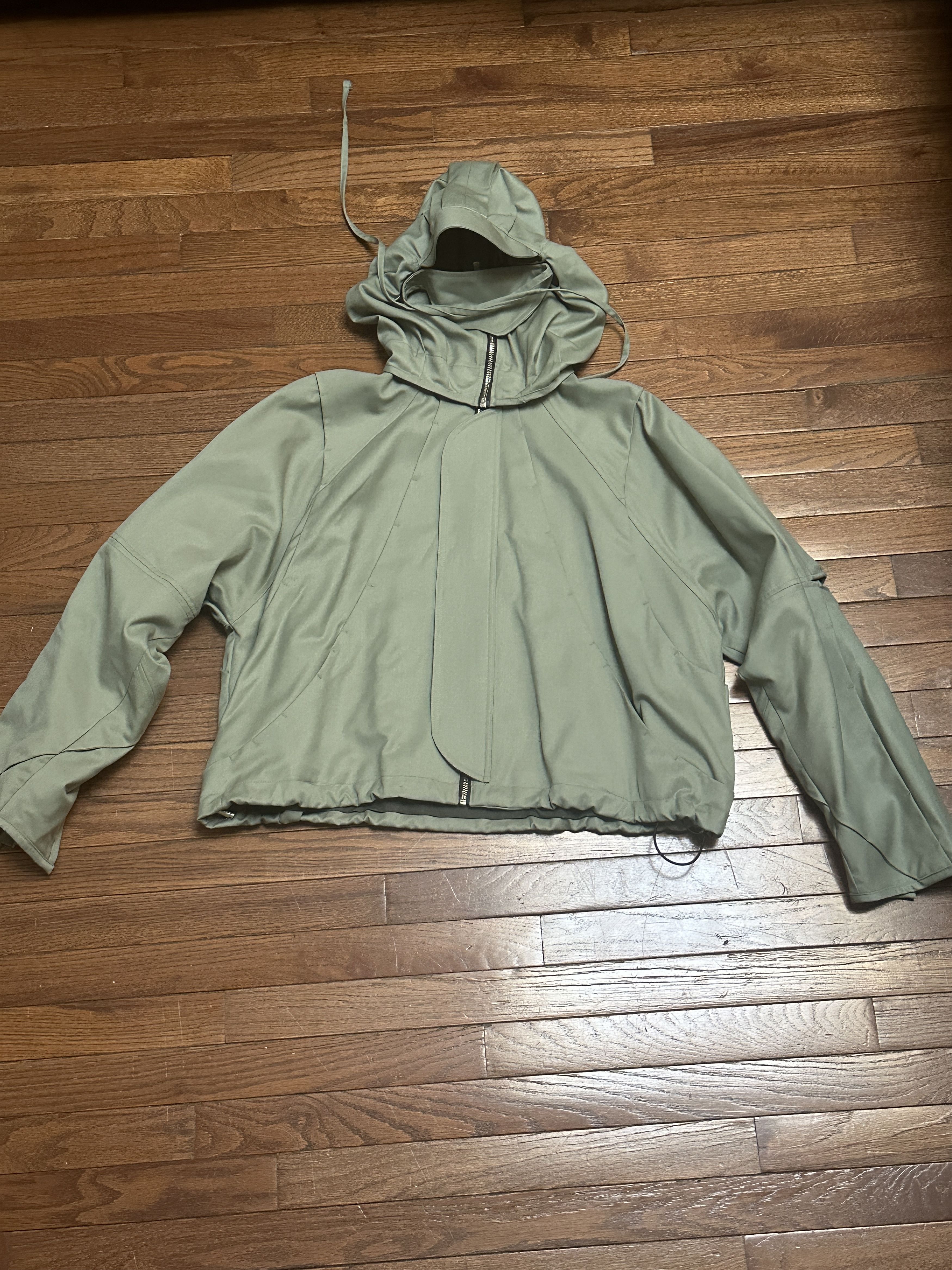 FFFPOSTALSERVICE FFFPOSTALSERVICE Tokyo Green Hooded Parachute Bomber Size US M / EU 48-50 / 2 - 2 Thumbnail