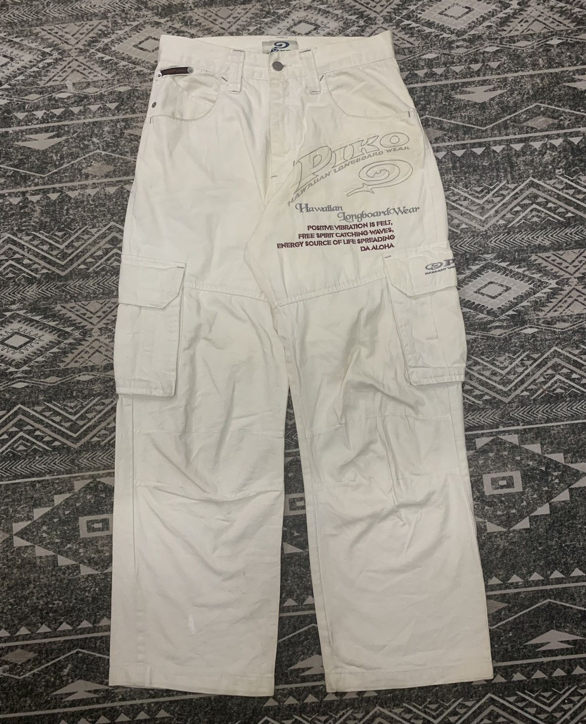 Vintage VINTAGE PIKO BAGGY CARGO PANT Size US 27 - 1 Thumbnail