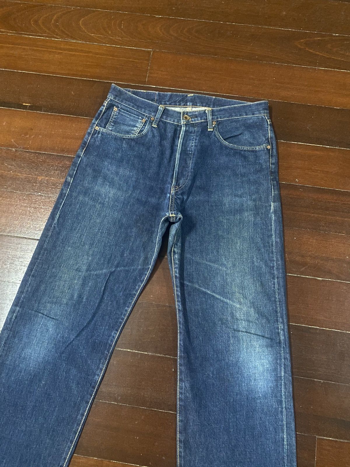 Edwin Vintage 90s Edwin 505 Selvedge Straight Jeans wide leg Size US 36 / EU 52 - 5 Thumbnail