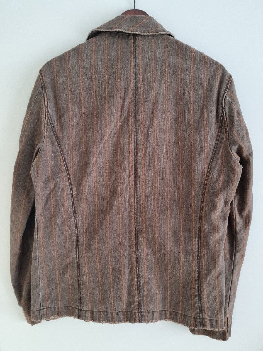 Guru brown pinstriped blazer Size 40R - 7 Thumbnail