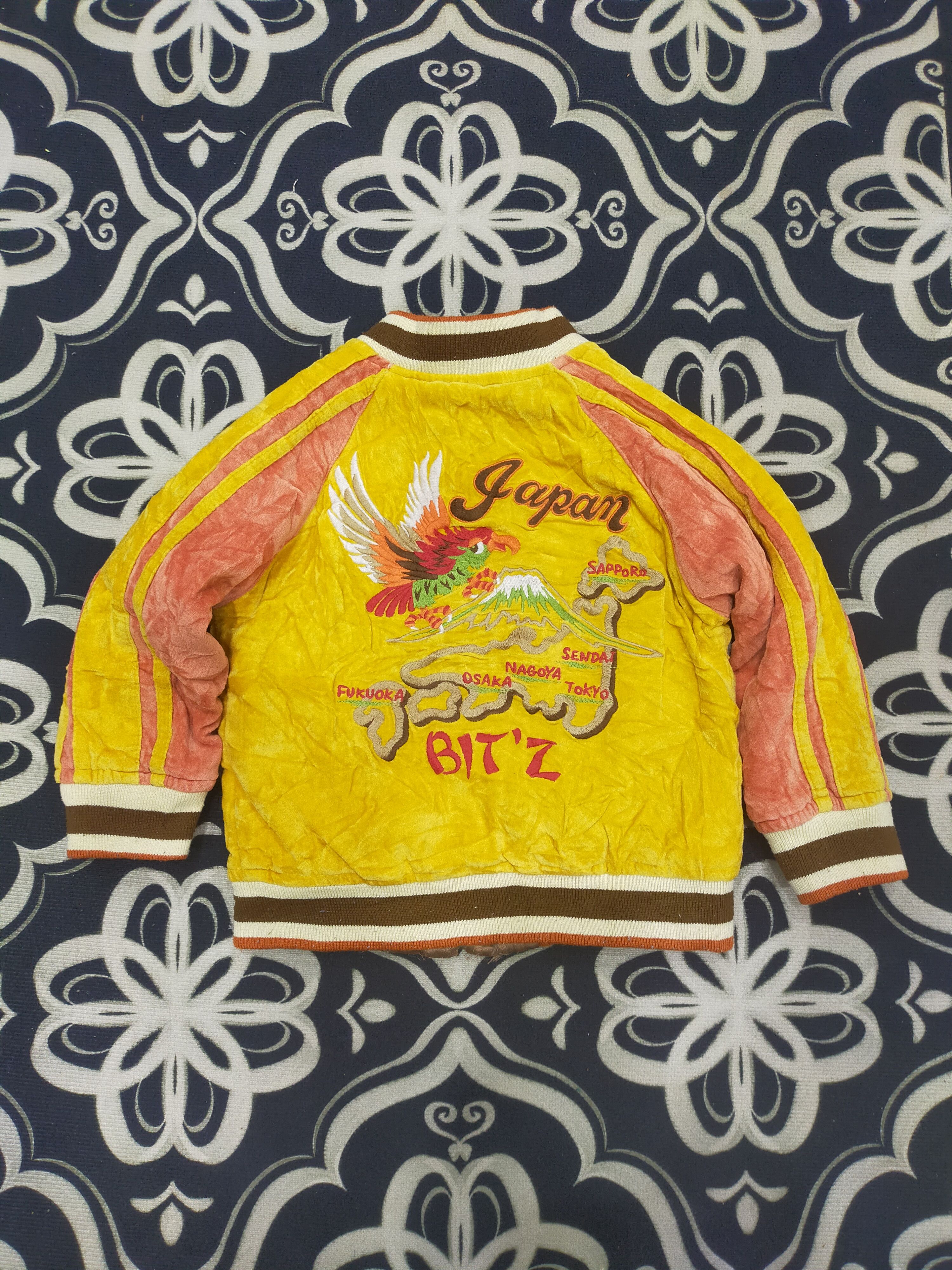 Beauty Beast × Japanese Brand Vintage Riversible Sukajan Japan For Kid Size US XXS / EU 40 - 2 Thumbnail