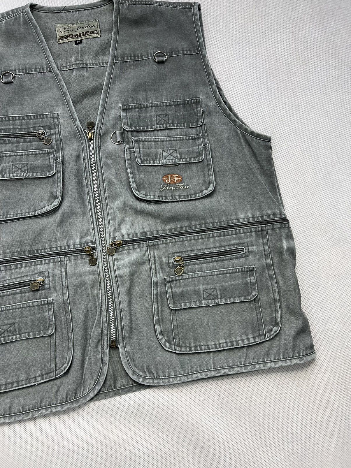 Vintage Tactical Vest JinTao vintage multi pocket army Size US M / EU 48-50 / 2 - 2 Thumbnail