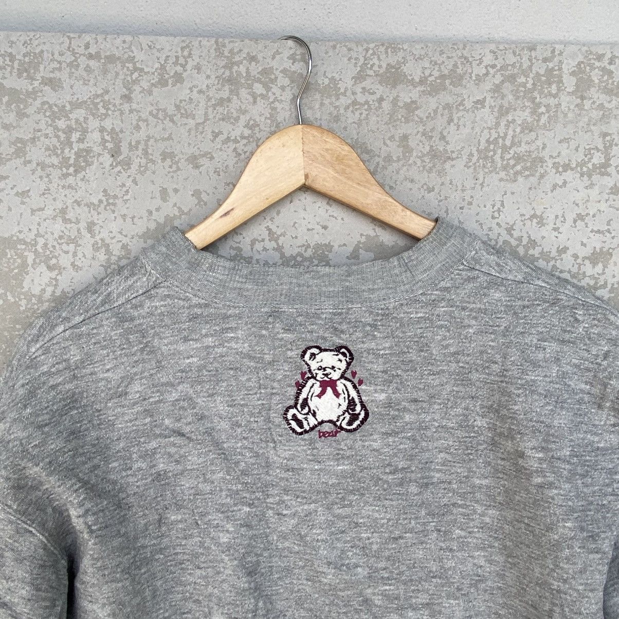 Other Vintage Greedy Bear Big Printed Crewneck Sweatshirt Gray SzM Size M / US 6-8 / IT 42-44 - 6 Thumbnail
