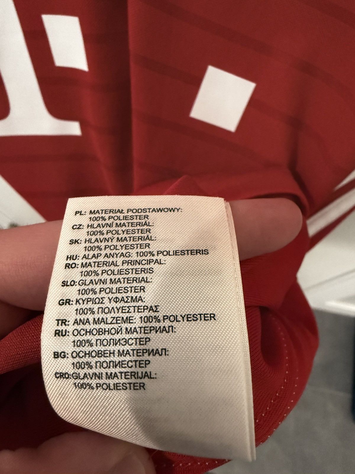 Adidas Bayern Munich Red Collar Jersey Kit Size US L / EU 52-54 / 3 - 6 Thumbnail