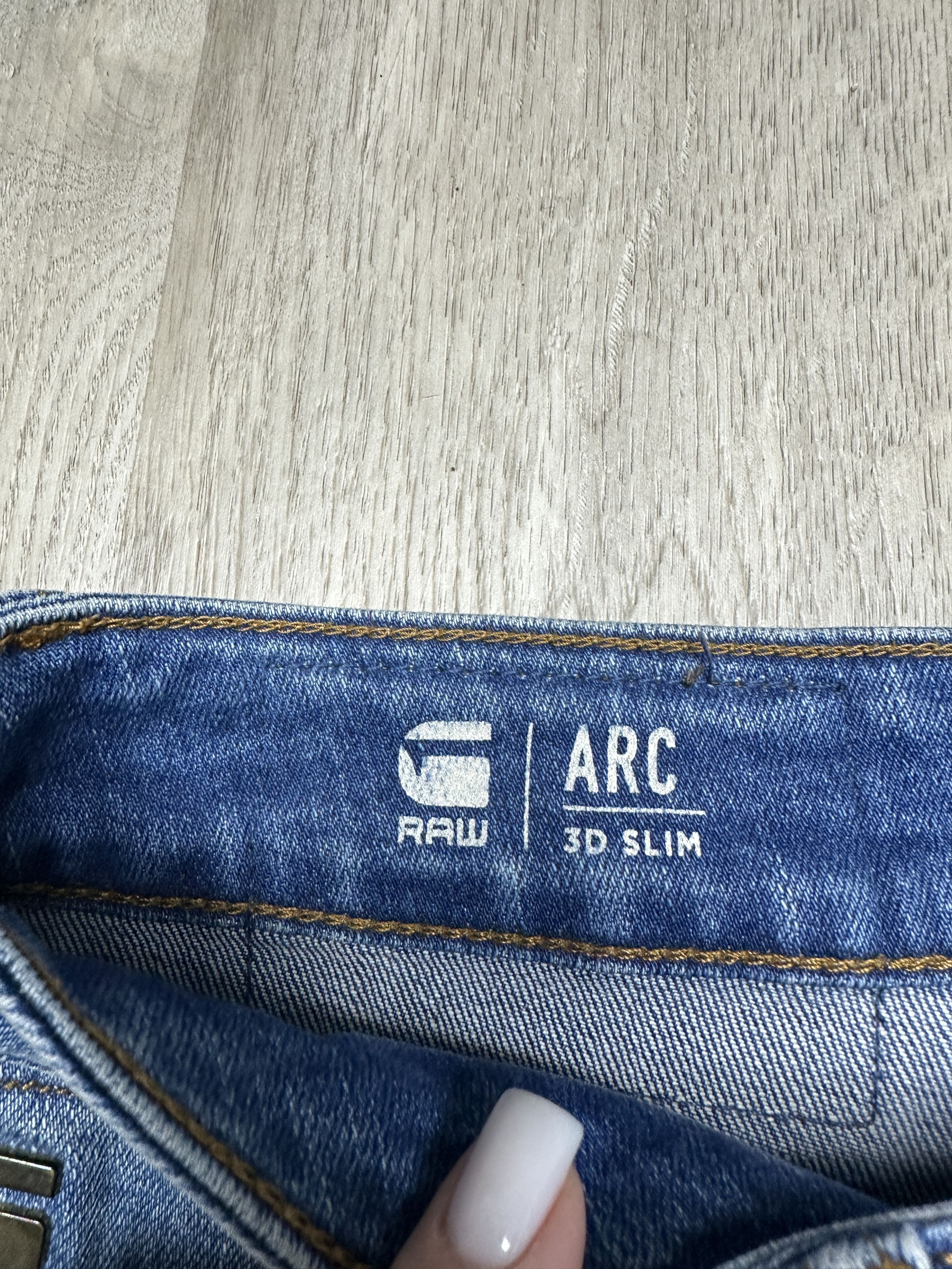 G-Star G Star Raw Mens Arc 3D Slim Denim Pants Jeans Size US 31 - 4 Thumbnail