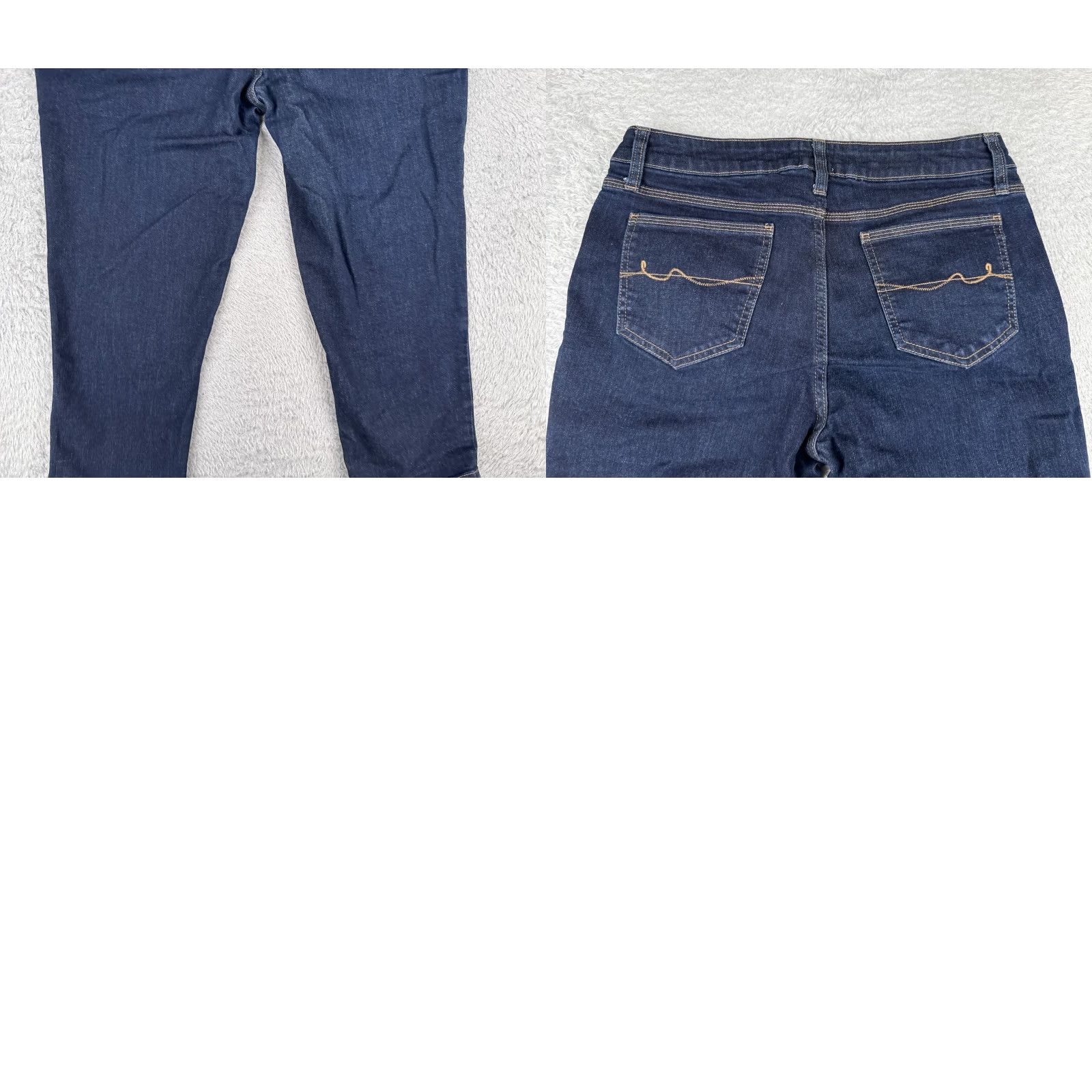 Vintage St. John's Bay Jeans Womens 10 Blue Denim Capri Dark Wash Mid 32x22 Size 32" / US 10 / IT 46 - 10 Thumbnail