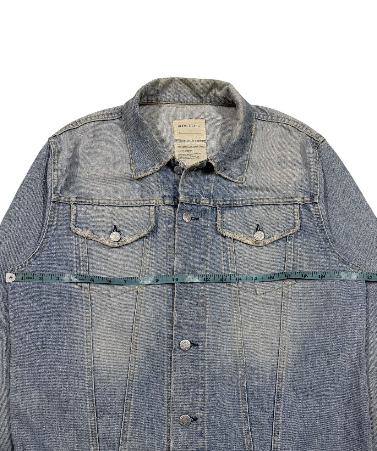 Helmut Lang Archive🔥2004 Helmut Lang Clean Broken Denim Classic 2 Pocket Size US M / EU 48-50 / 2 - 18 Thumbnail