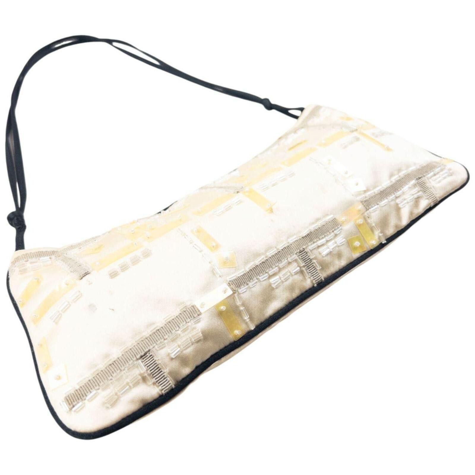 Prada Vintage 2000s Prada Sequin Embellished Shoulder Bag Size ONE SIZE - 7 Thumbnail