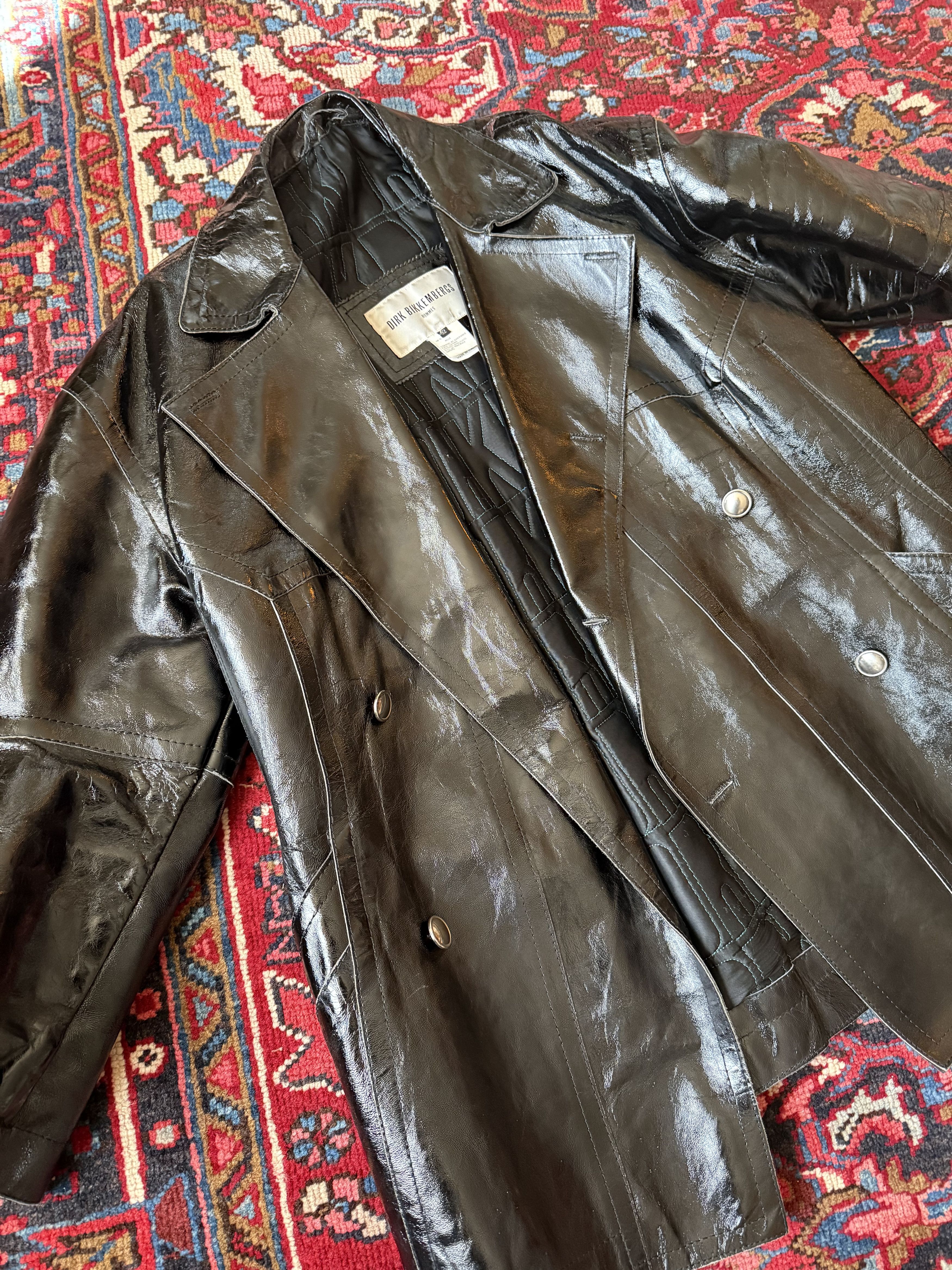 Dirk Bikkembergs Vintage Padded Leather Coat Size US L / EU 52-54 / 3 - 9 Thumbnail