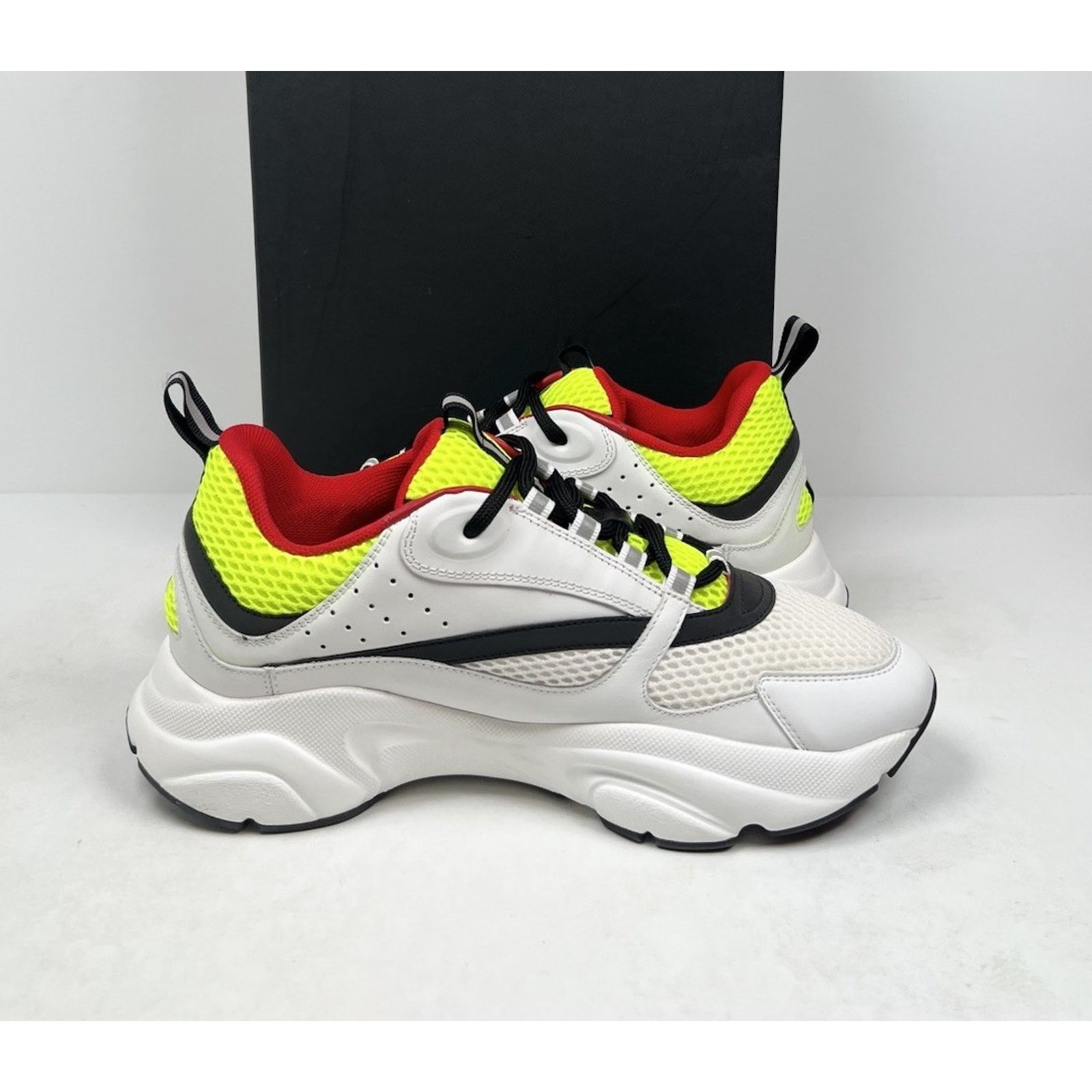 Dior Size 41EU/8US - Dior B22 Yellow/Red Trainers Size US 8 / EU 41 - 4 Thumbnail