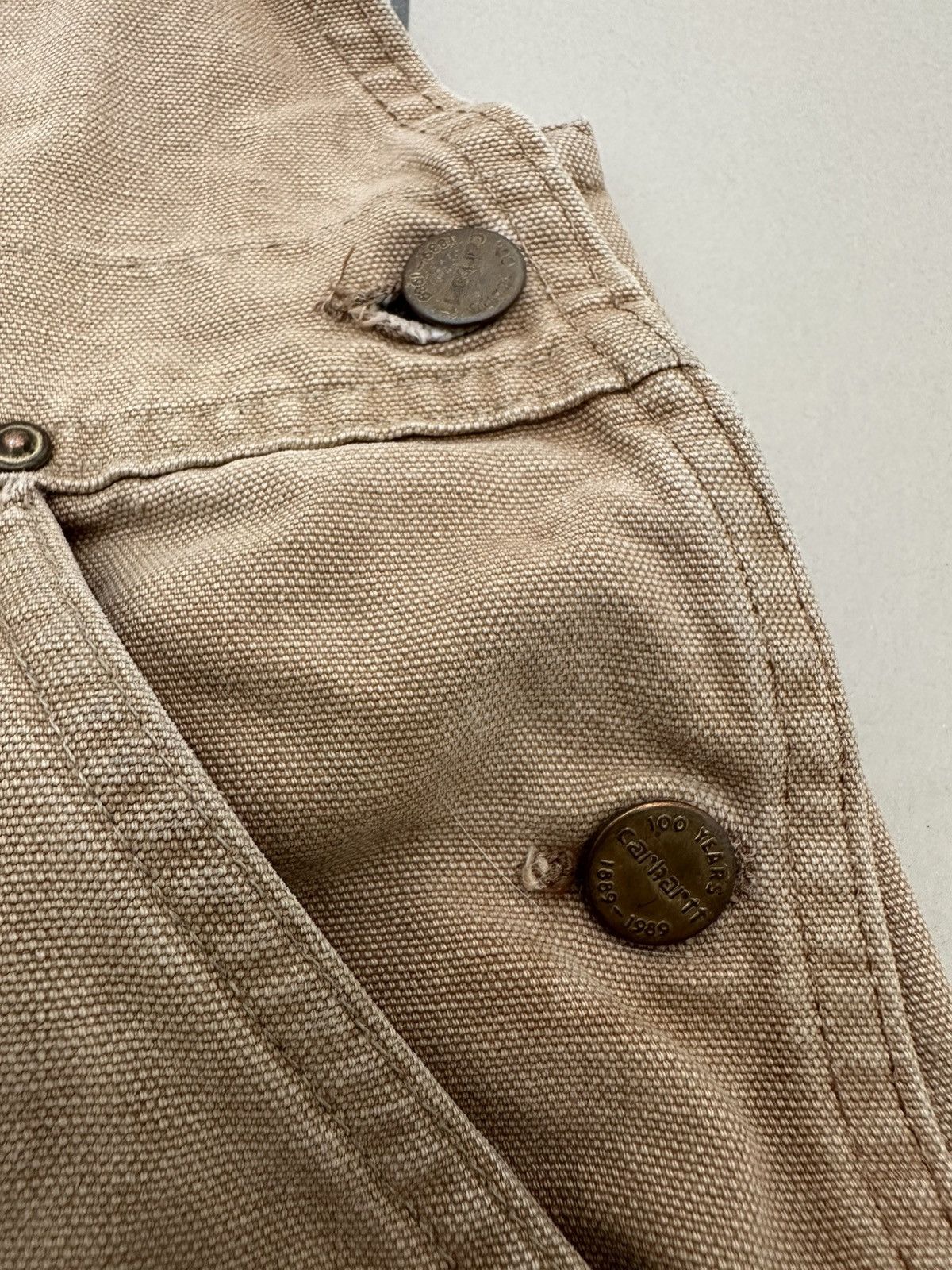 Carhartt VTG 100 Years Annaversry Carhartt Overall Worker Double Knee Size US 36 / EU 52 - 9 Thumbnail