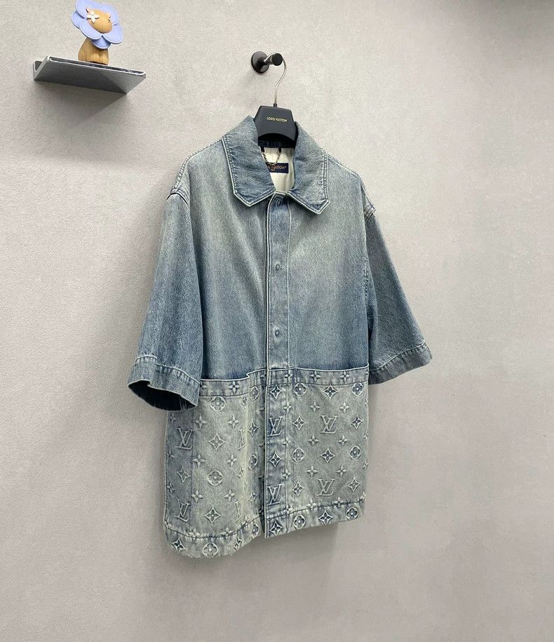 Louis Vuitton Louis Vuitton Lumberjack Blue Denim Jacket Size US S / EU 44-46 / 1 - 3 Thumbnail