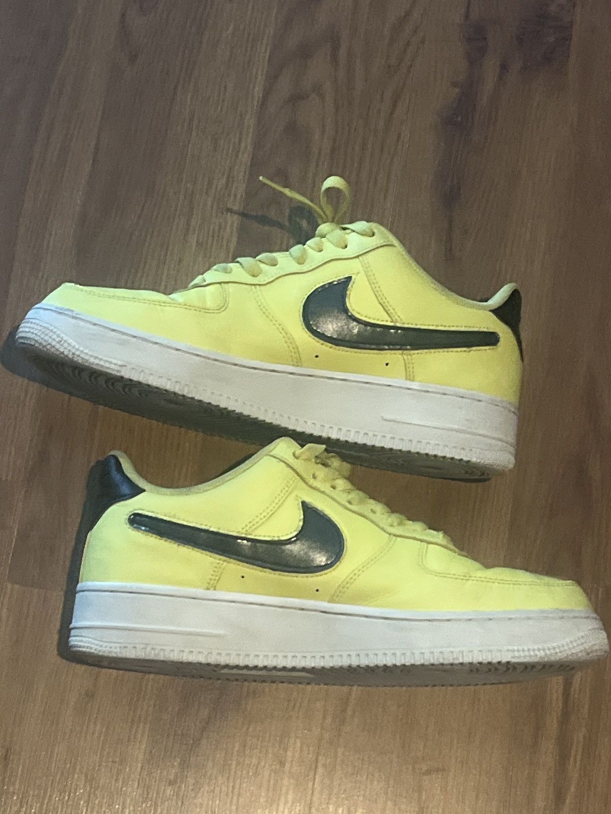 Nike Yellow Air Force 1 Size US 9.5 / EU 42-43 - 5 Thumbnail