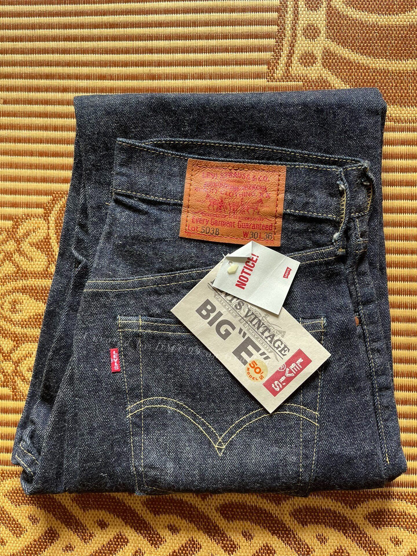 Levi's Vintage Clothing Levi's LVC 503B 50s Denim Jeans Size US 30 / EU 46 - 1 Thumbnail