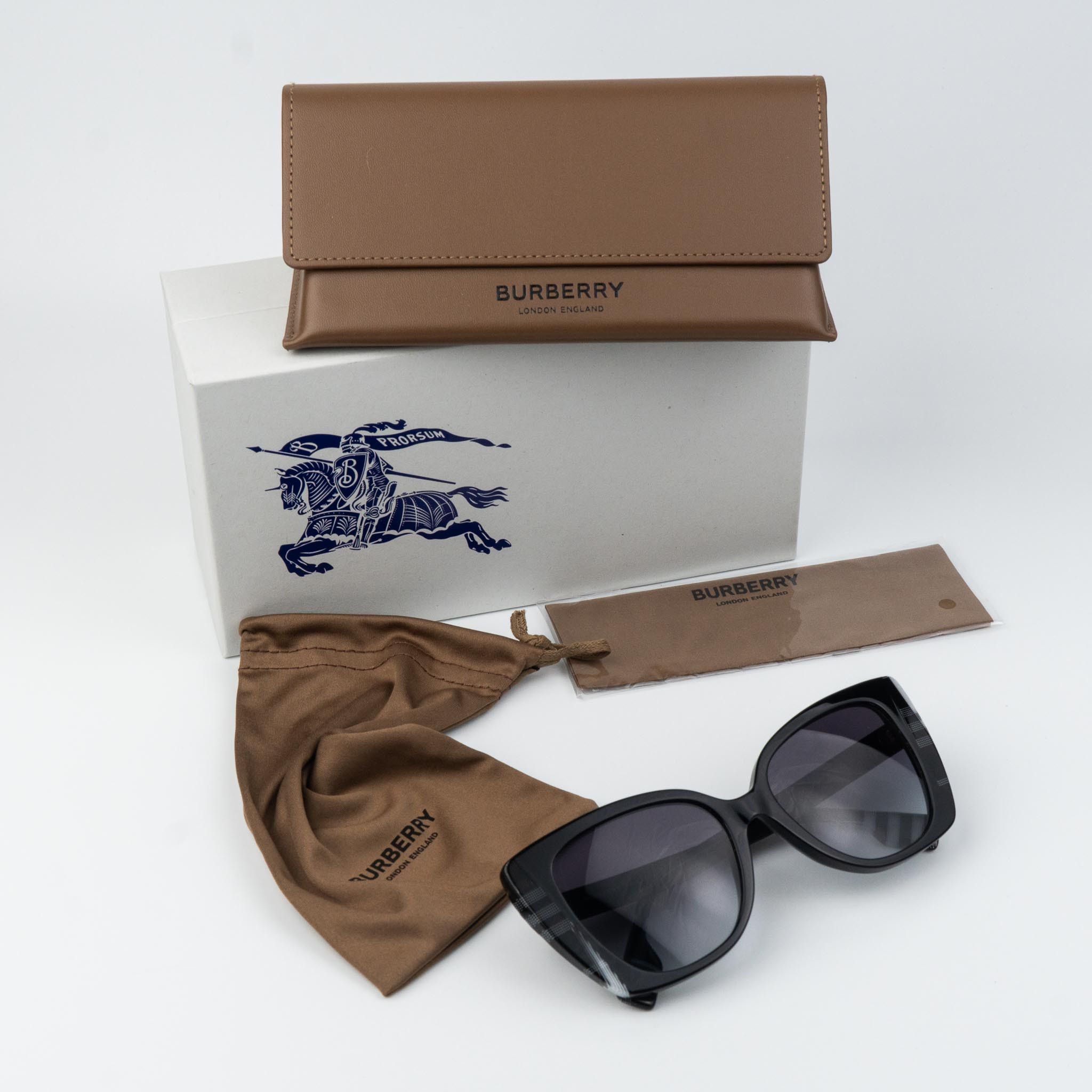 Burberry Burberry MARYL Women Sunglasses Cat Eye BE4393 40518G Size ONE SIZE - 9 Thumbnail