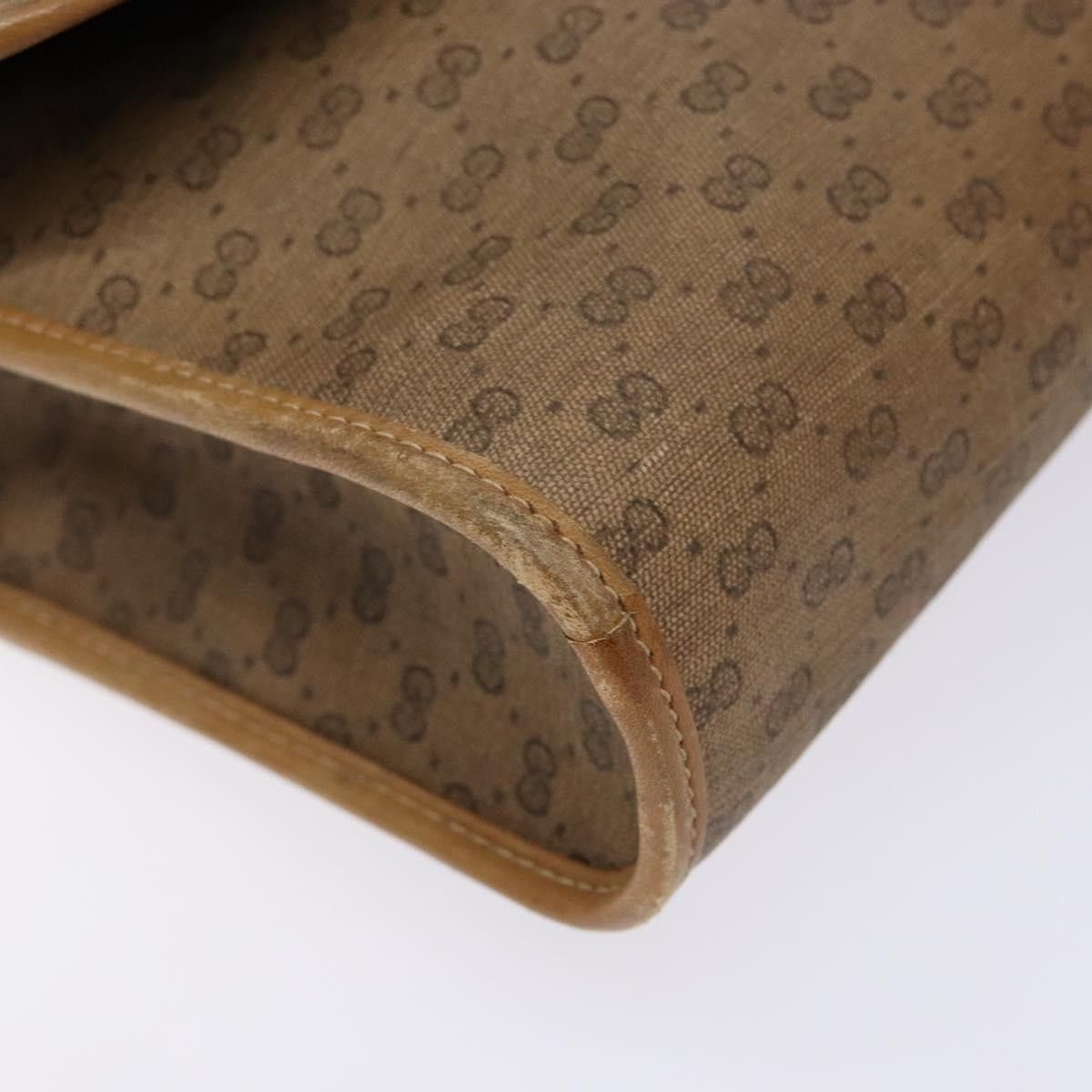 Gucci GUCCI Micro GG Supreme Shoulder Bag Pvc Beige Gold Size ONE SIZE - 11 Thumbnail