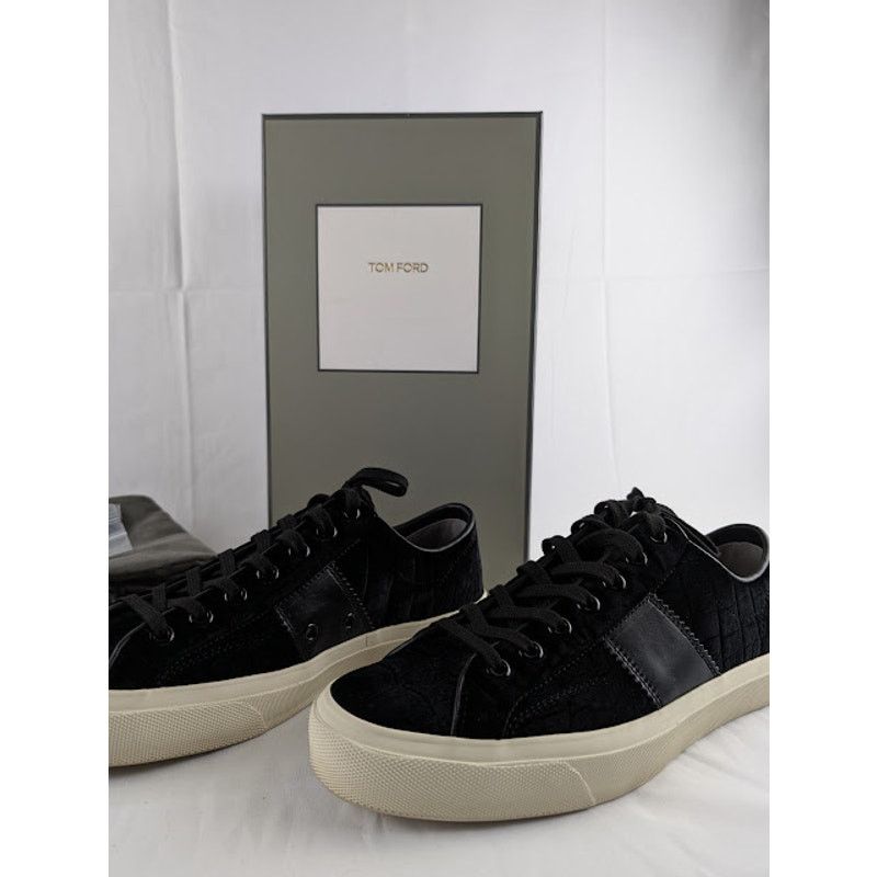 Tom Ford o1rshd1 Low Top Sneaker in Black Size US 9 / EU 42 - 10 Thumbnail